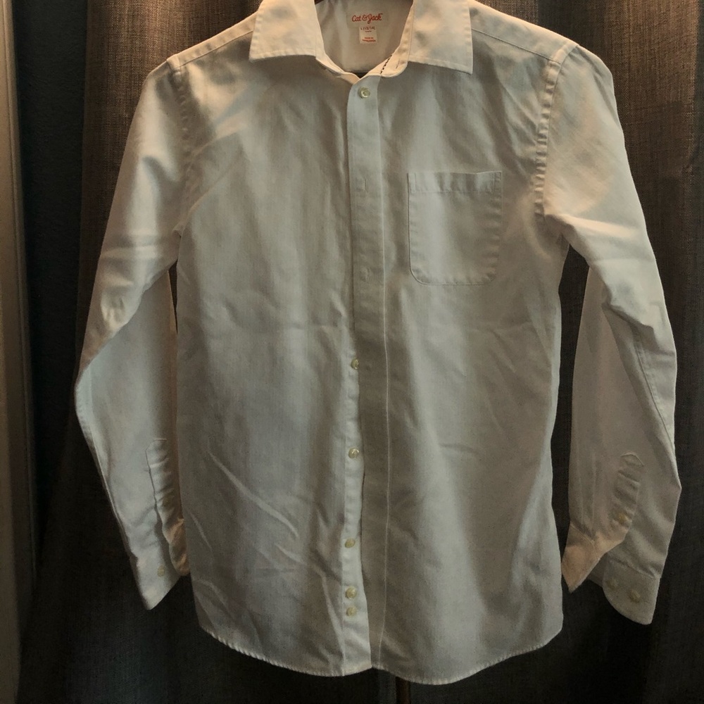 Cat & Jack white button up